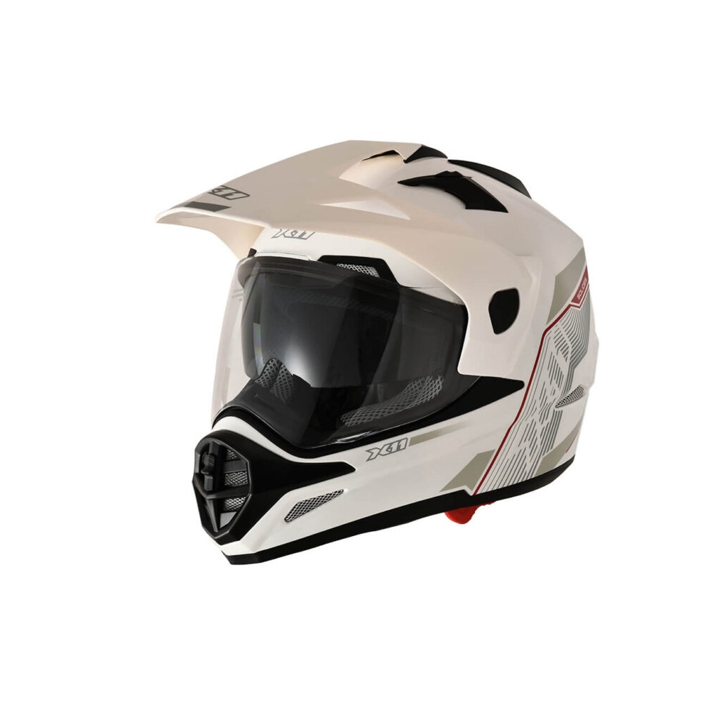 Capacete X11 Crossover Adventure - Branco