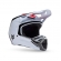 Capacete Fox MX V1 Flow - Branco Vermelho