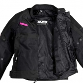 Jaqueta IMS Ventilada Summer Mesh - Feminina Preto Rosa