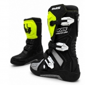 Bota IMS Robust Infantil Trilha Motocross - Preto Fluor Cinza