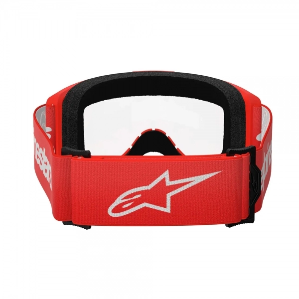 Óculos Alpinestars Vision 3 Wordmark Lente Clear - Vermelho