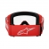 Óculos Alpinestars Vision 3 Wordmark Lente Clear - Vermelho