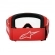 Óculos Alpinestars Vision 3 Wordmark Lente Clear - Vermelho