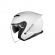 Capacete Norisk City Aberto - Monocolor Branco Brilhante