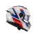 Capacete LS2 FF808 Stream II - Vintage Branco Azul Vermelho