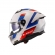 Capacete LS2 FF808 Stream II - Vintage Branco Azul Vermelho