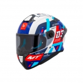 Capacete MT Targo S - Sergio Garcia 2024 D7 Azul