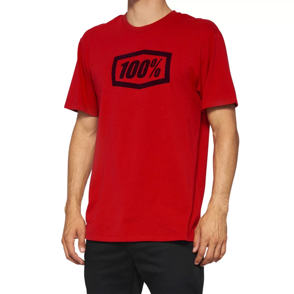 Camiseta 100% - Icon Vermelha