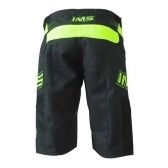 Bermuda IMS Downhill com Bolso - Preto/Amarelo Fluo