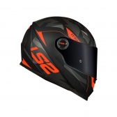 Capacete LS2 FF358 - Tank Preto Laranja