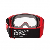 Óculos Alpinestars Vision OTG Lente Clear - Vermelho