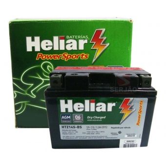 Bateria Heliar HTZ14S-BS BMW 1200 CB1300 FZ1 NV750 Shadow KTM 990 VMax XL700V Transalp