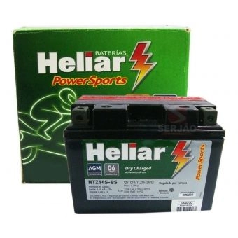 Bateria Heliar HTZ14S-BS BMW 1200 CB1300 FZ1 NV750 Shadow KTM 990 VMax XL700V Transalp