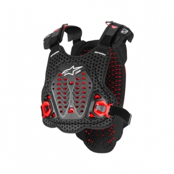 Colete Alpinestars A5 Plasma Chest Protector Preto Vermelho