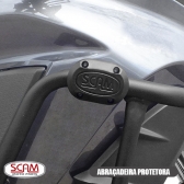 Protetor de Motor e Carenagem com Pedaleira Scam Africa Twin