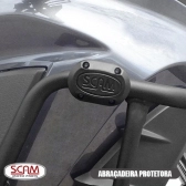 Protetor de Motor e Carenagem com Pedaleira Scam Africa Twin