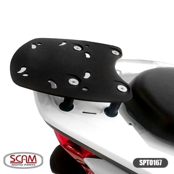 Suporte de Bau Superior Bagageiro Scam Carbono PCX 150 2013+