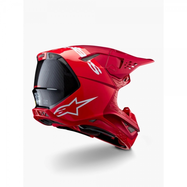Capacete Alpinestars SM10 Flood Vermelho Fluo