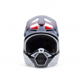 Capacete Fox MX V1 Flow - Branco Vermelho