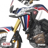 Protetor de Motor e Carenagem com Pedaleira Scam Africa Twin
