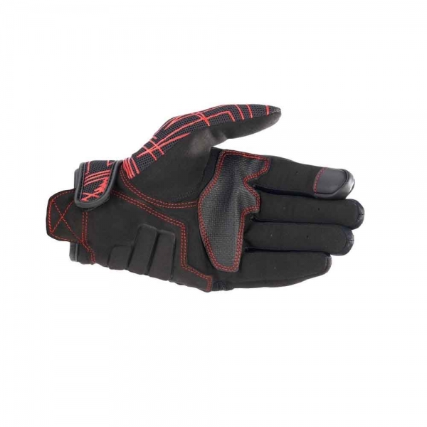 Luva Alpinestars MM93 Losail V2 - Preto Vermelho Bright
