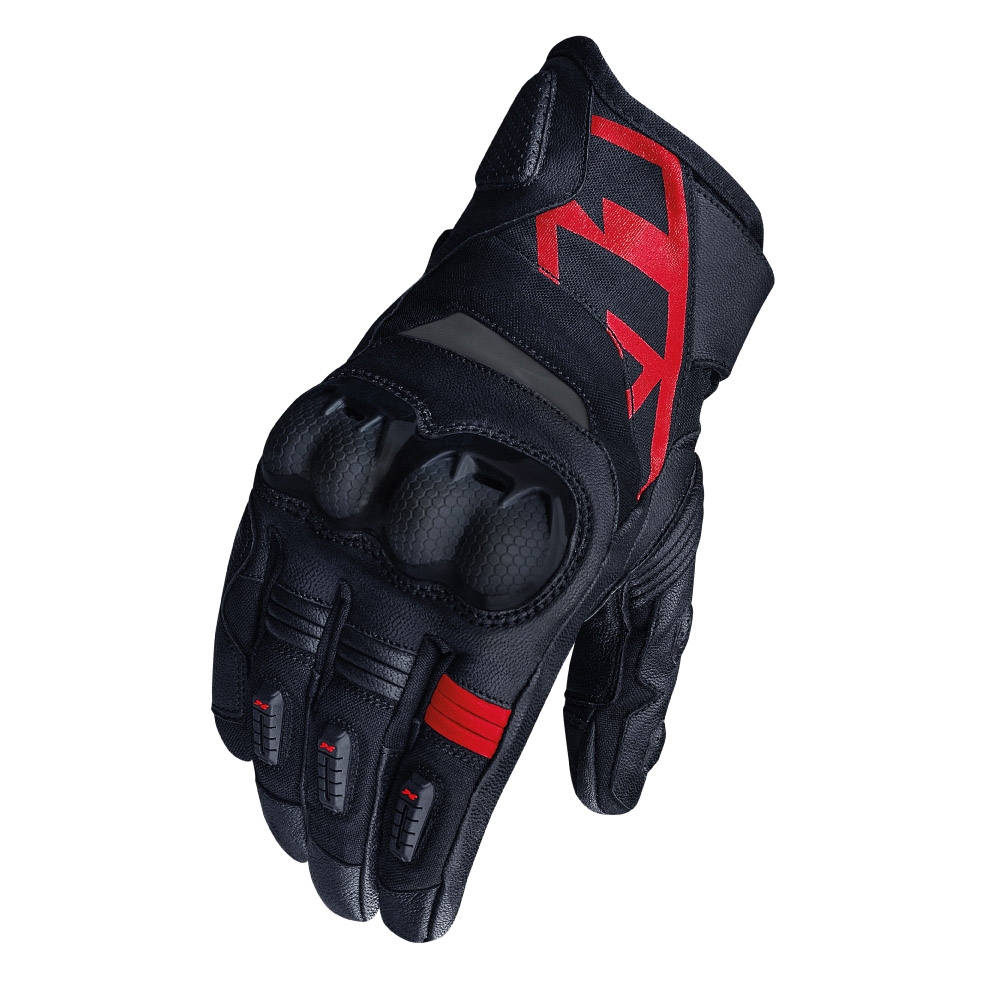 Luva X11 Impact 3 Curta Preto Vermelho