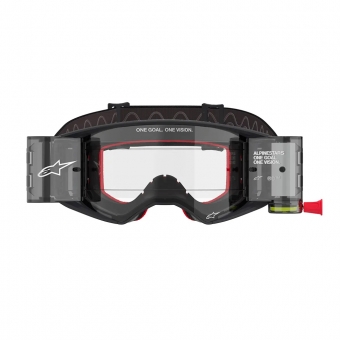 Óculos Alpinestars Supertech Corp Roll-Off Clear Preto Cinza