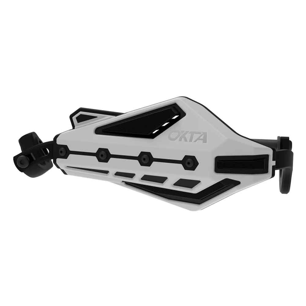 Protetor De Mão Okta Force P/ Guidão Oxxy - Branco