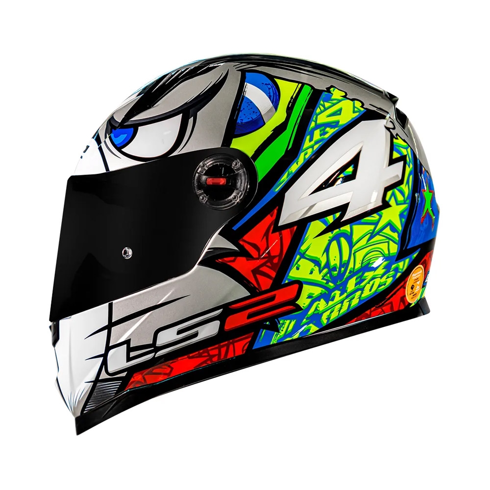 Capacete LS2 FF358 - Alex Barros Cinza
