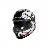 Capacete LS2 FF808 Stream II - Maze Branco Preto