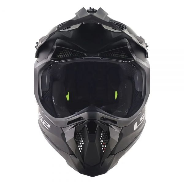 Capacete LS2 MX470 Subverter Monocolor Preto Fosco