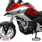 Protetor Motor e Carenagem Scam C/ Pedaleira Honda NC700X 750X 2013/2021