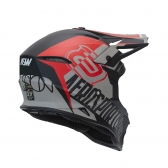 Capacete ASW Fusion 2.0 Dash - Preto Vermelho