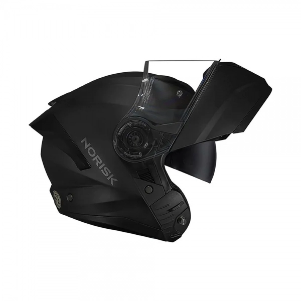 Capacete Norisk Articulado Force II Monocolor Preto Fosco