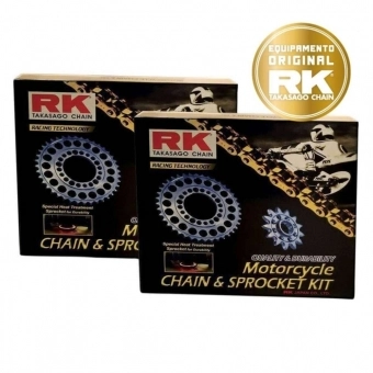 Kit Transmissão Relação RK Honda NC750X C/ Retentor Original
