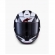 Capacete Alpinestars Sr7 A-Core Preto Branco Vermelho - 60