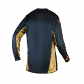Camisa ASW Karma - Preto Dourado Laranja Fluo