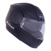 Capacete Escamoteável LS2 FF902 Scope - Monocolor Preto Fosco