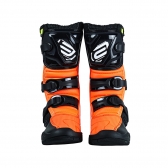 Bota ASW Kids - Preto Laranja Amarelo