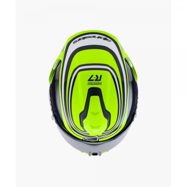 Capacete Alpinestars Sr7 Zeal Amarelo Preto Fluo