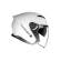 Capacete Norisk City Aberto - Monocolor Branco Brilhante