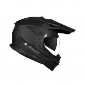 Capacete LS2 MX702 Pioneer II - Monocolor Preto Fosco