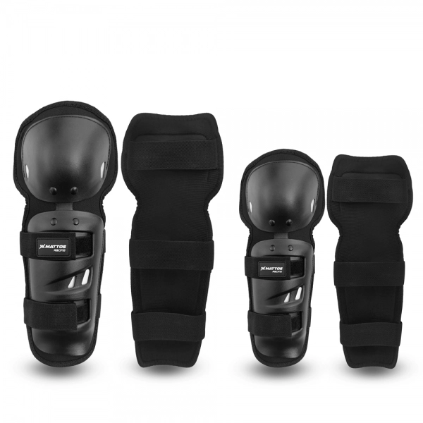 Kit Joelheira + Cotoveleira Mattos Racing MX Preto