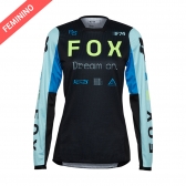 Camisa Fox 180 MX Feminina - Race Spec Preto