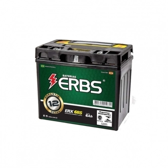 BATERIA ERX6BS TITAN160/XRE300/CRF230/BROS160/ SELADA PREMIUM 6AH - ERBS
