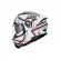 Capacete LS2 FF808 Stream II - Maze Branco Preto