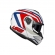 Capacete LS2 Strobe II FF908 - Phantom Branco Vermelho Azul