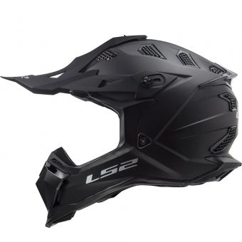 Capacete LS2 MX470 Subverter Monocolor Preto Fosco