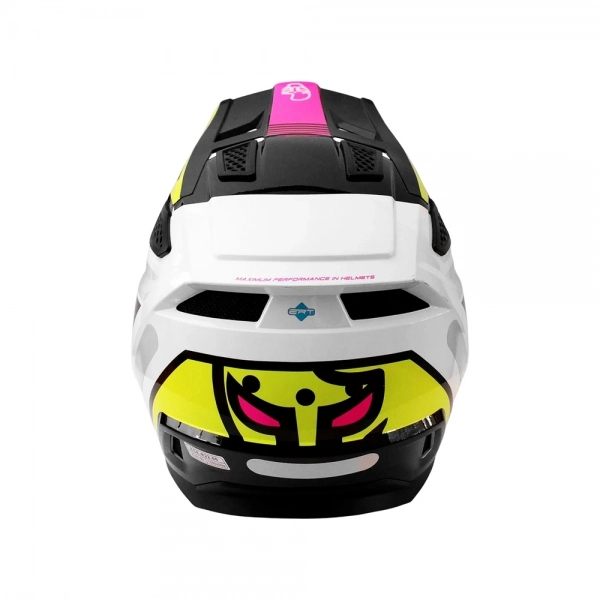Capacete IMS One Vision Pro - Fluor Branco Rosa