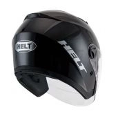 Capacete Helt City Aberto C/ Óculos - Preto Fosco